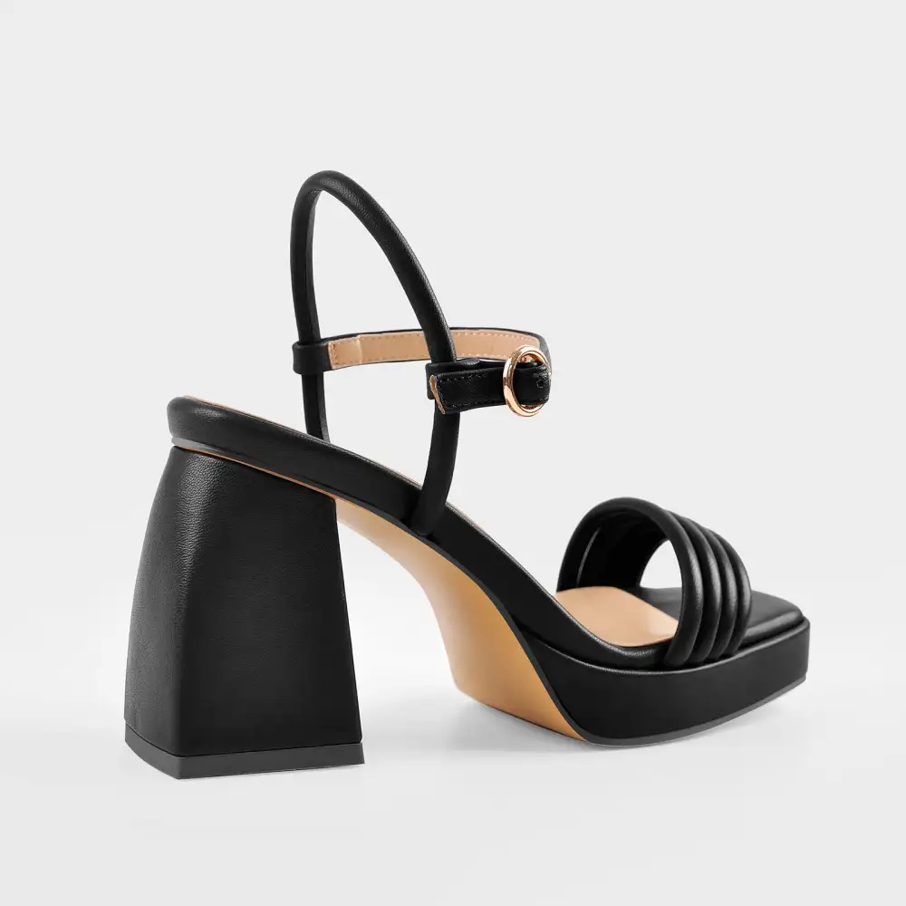Platform Design Heel Ankle Strap Sandals