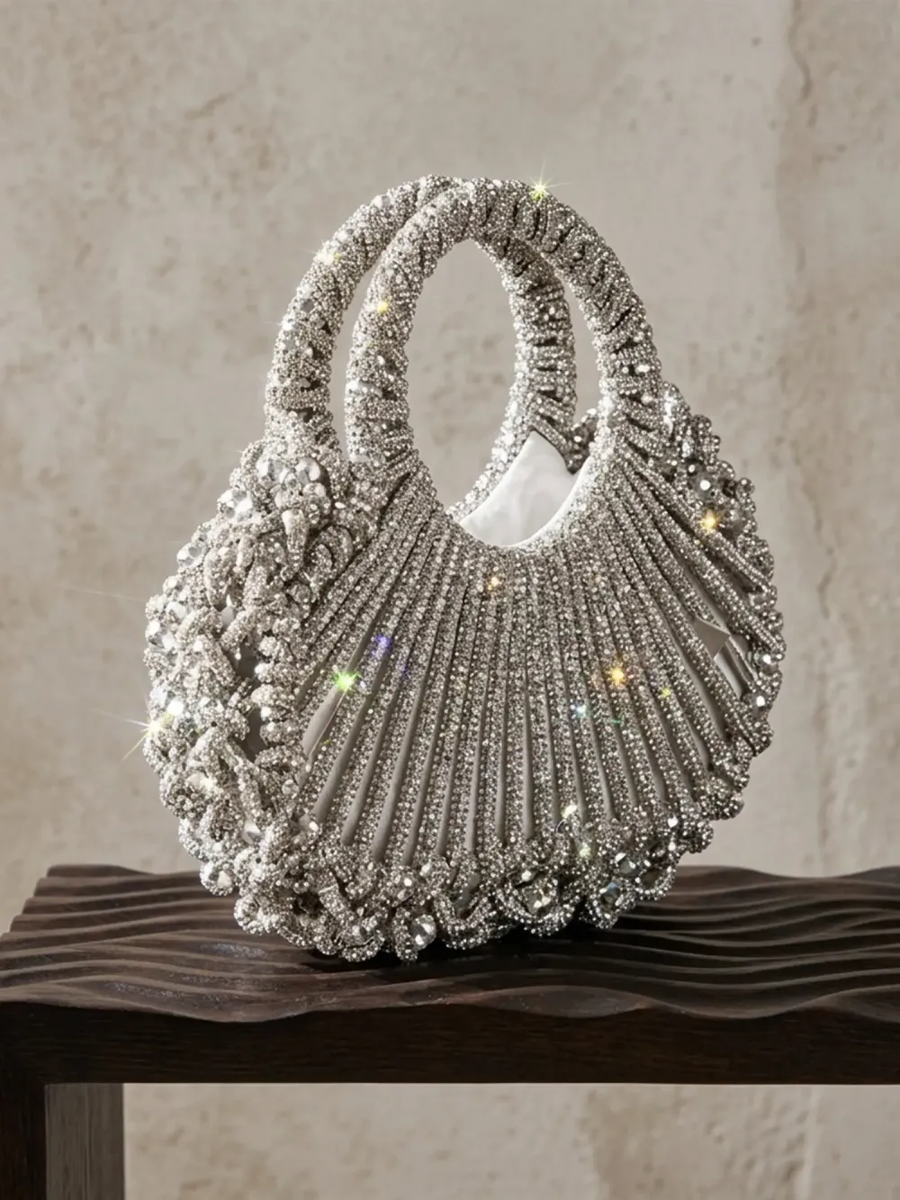 Paisley Rhinestone Handbag