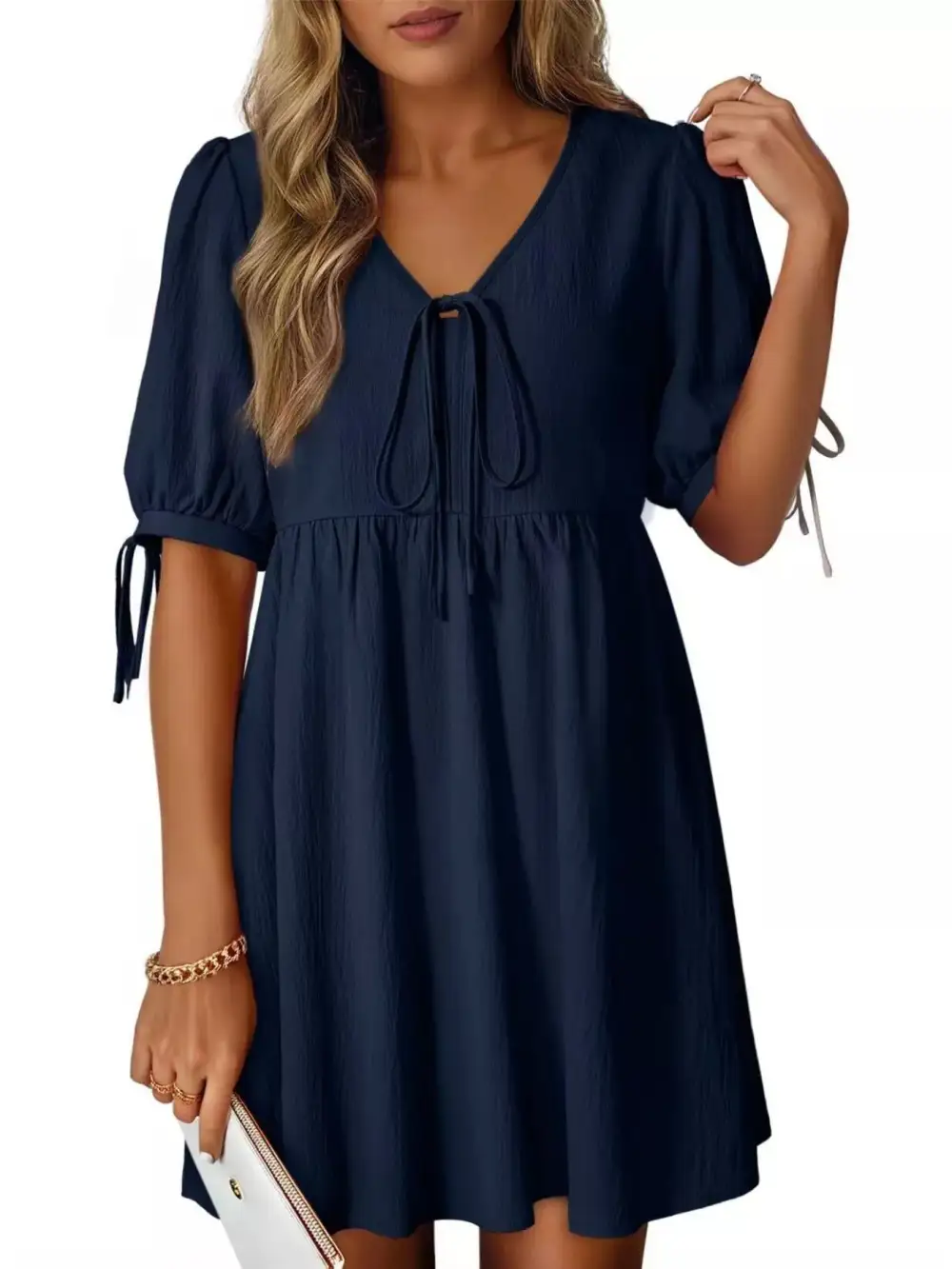 Elegant A Line Mini Dress