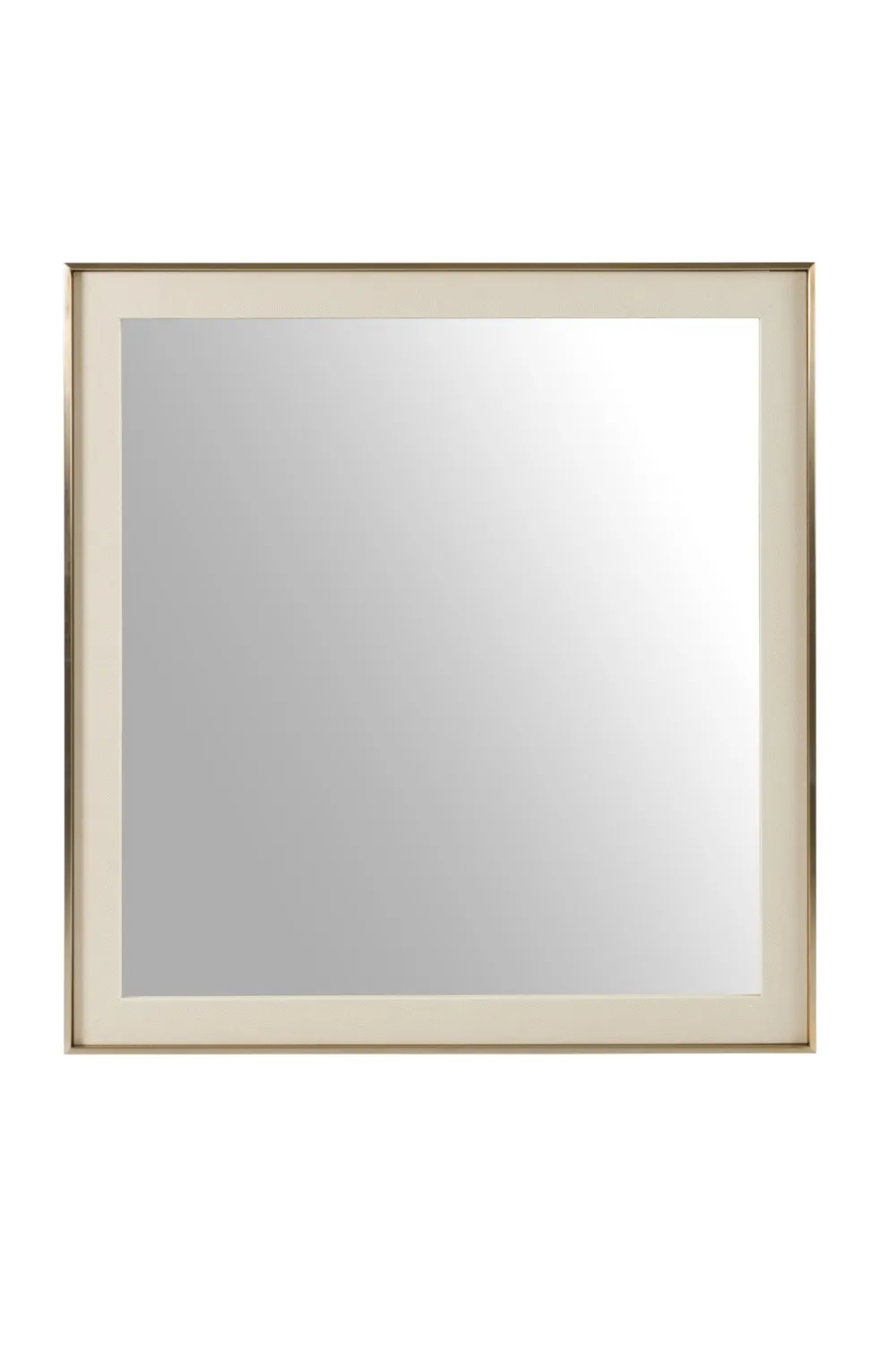 Beige Shagreen Mirror