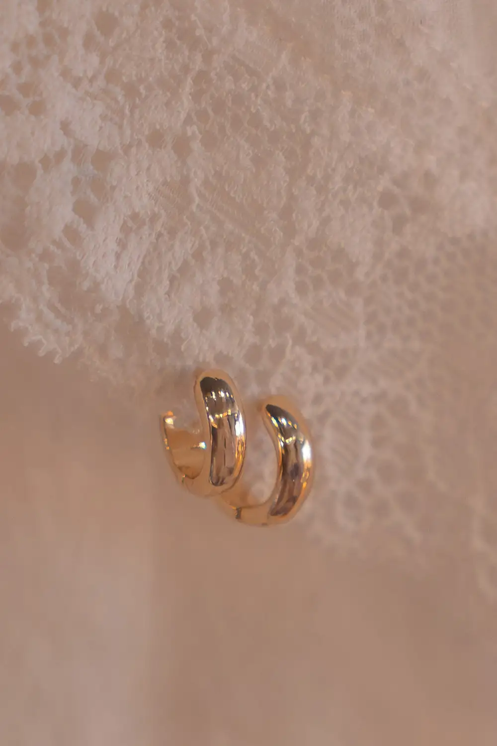 Thin Infinity Hoop Earrings