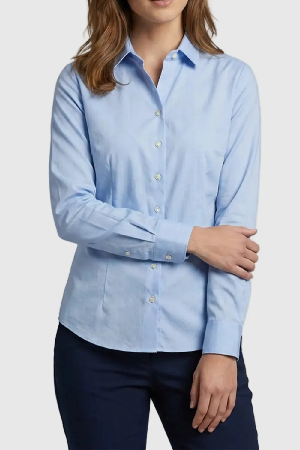 Effortless Linda Poplin Stretch Women Shirt Light