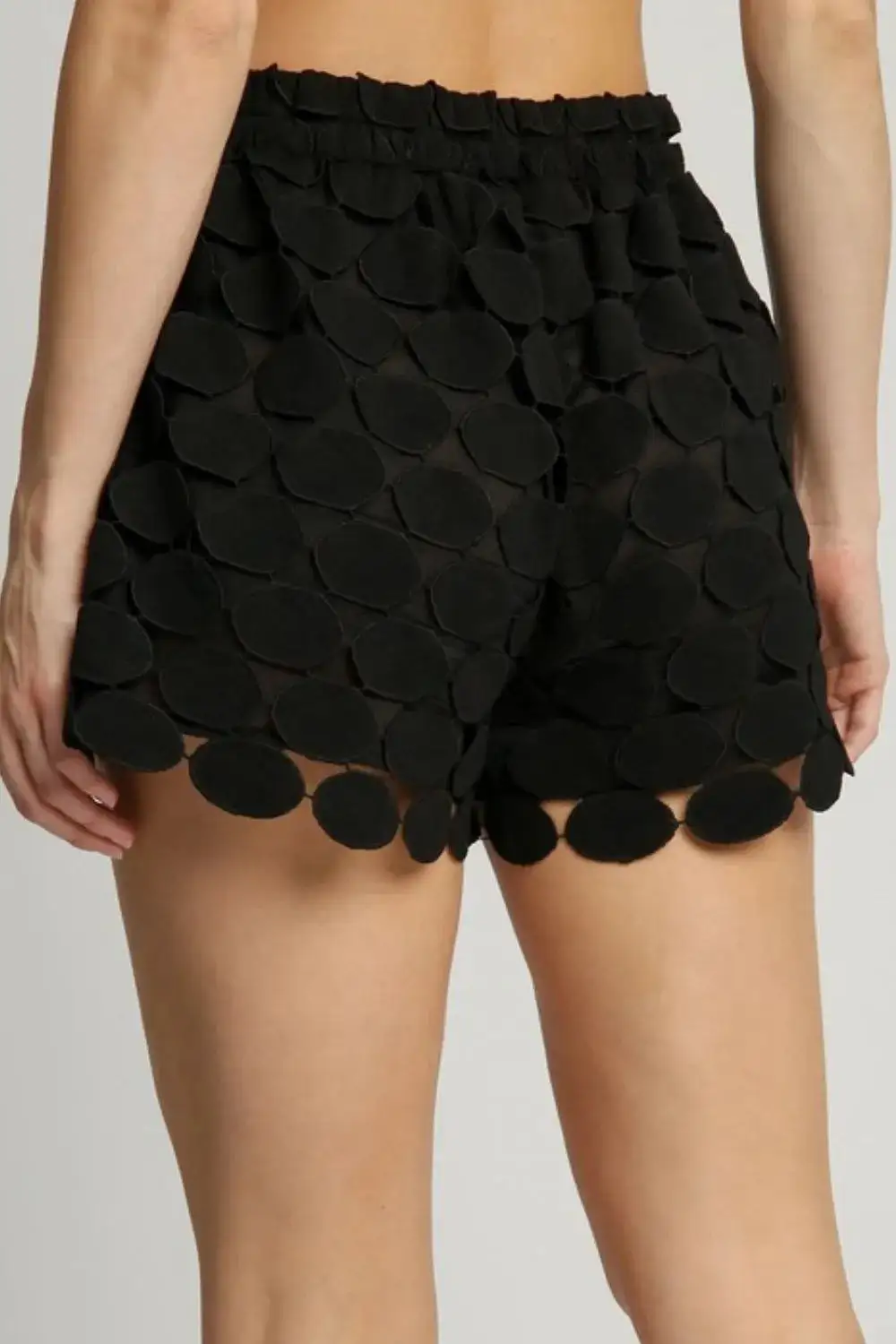 Polka Dot Lace Shorts