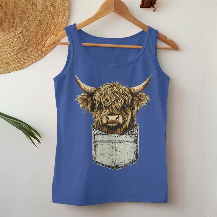 Highland Cow Women Tank Top
