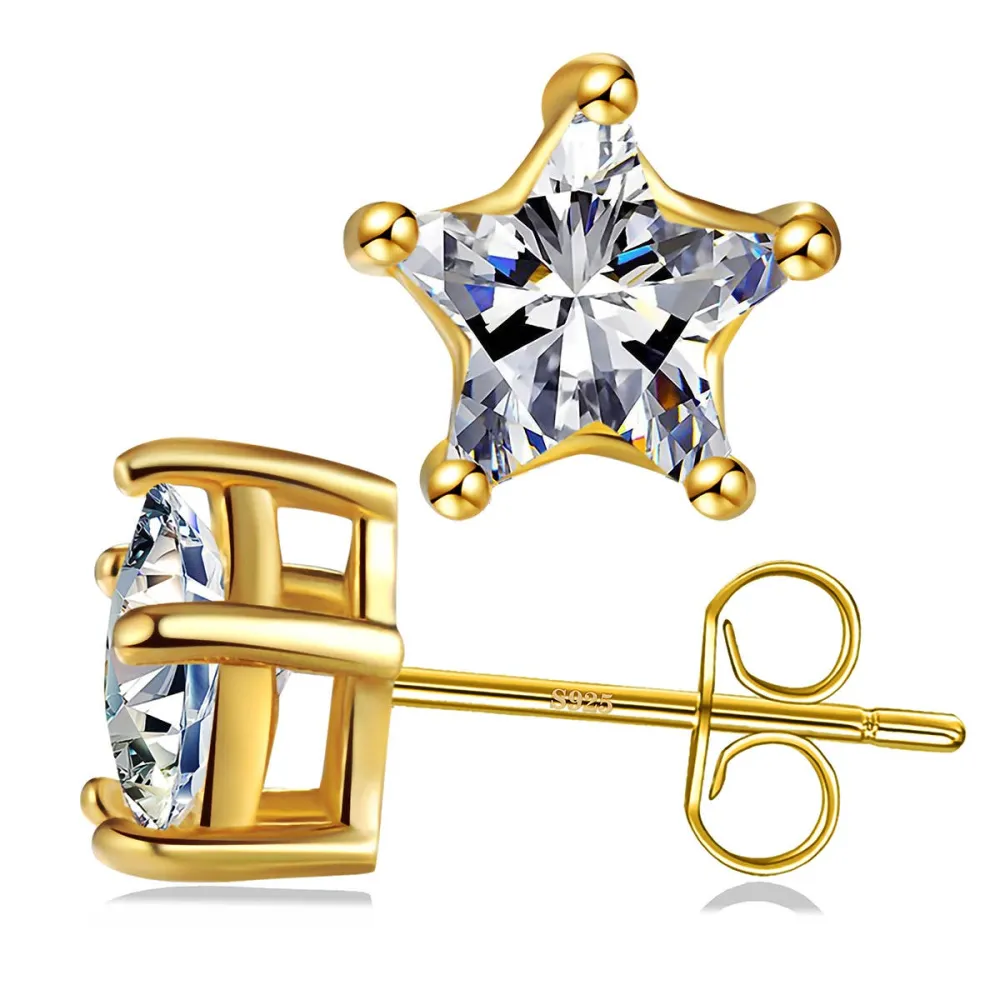 Elegant Crystal-Look Stud Earrings