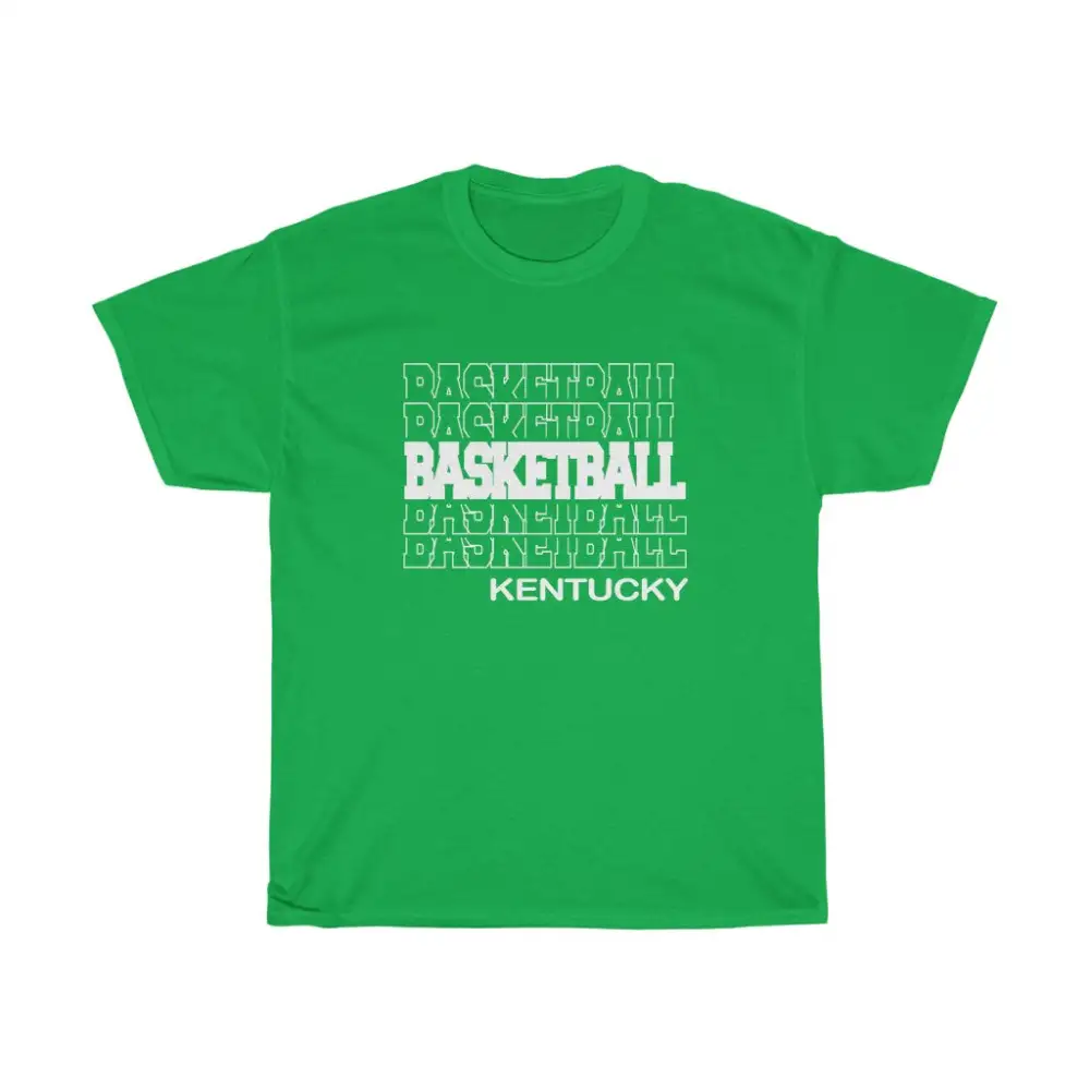 Basketball Kentucky in Modern Stacked Lettering