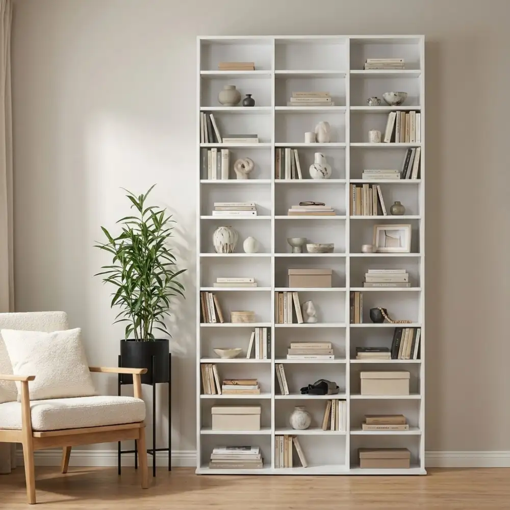 Smart Storage Adjustable Media Storage Shelf