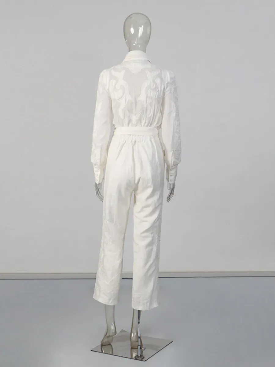 Priscilla Embroidered Jumpsuit