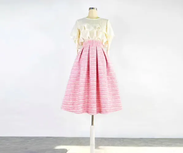 Refined Light High Waist Skirt