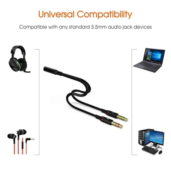 COMPUTER AUX CONVERT TO AUX FEMALE CONVERTER