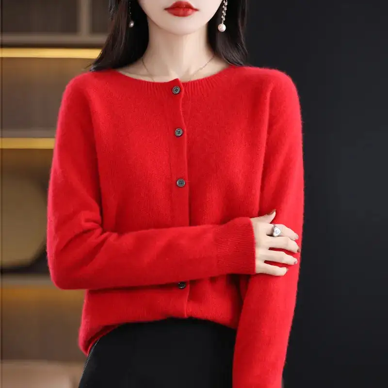 Lightweight Wool Cardigan