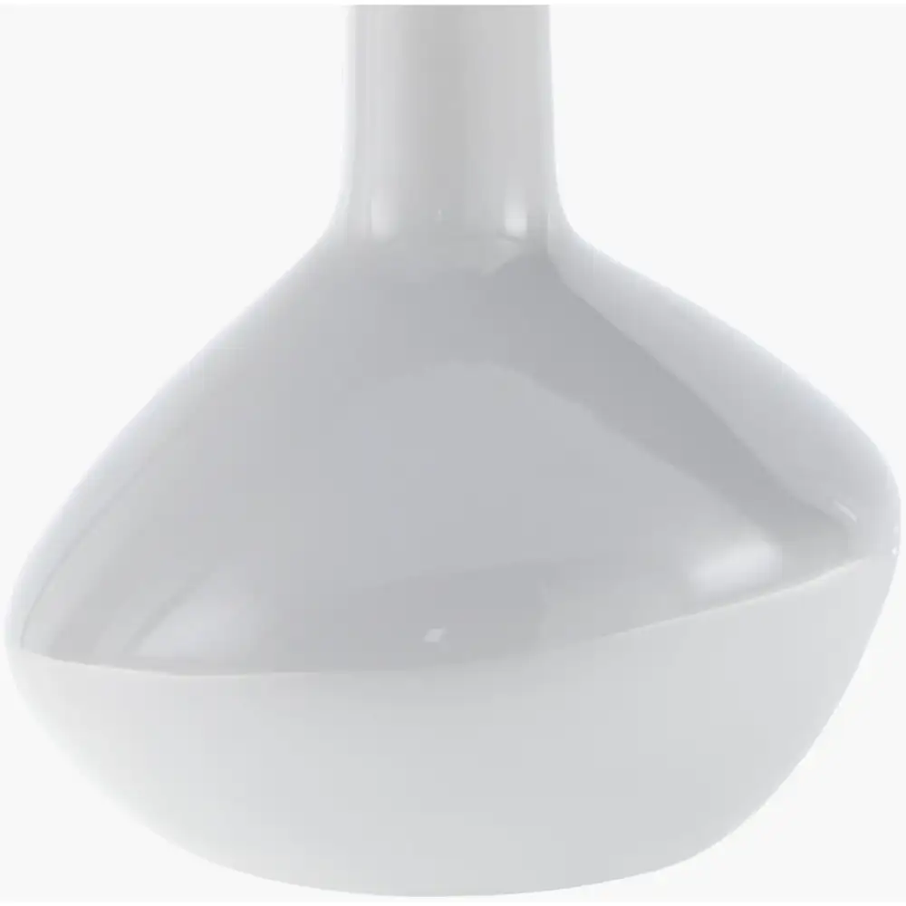 Wavy Ceramic Metal Table Lamp