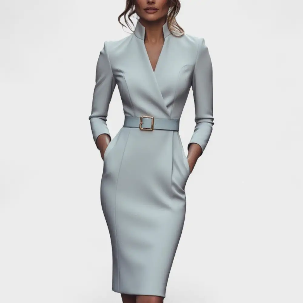 Belted Everyday Midi Dress