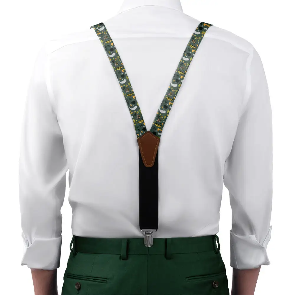 Iconic Pattern Suspenders