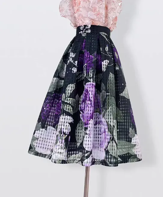 High Waist Lace Skirt
