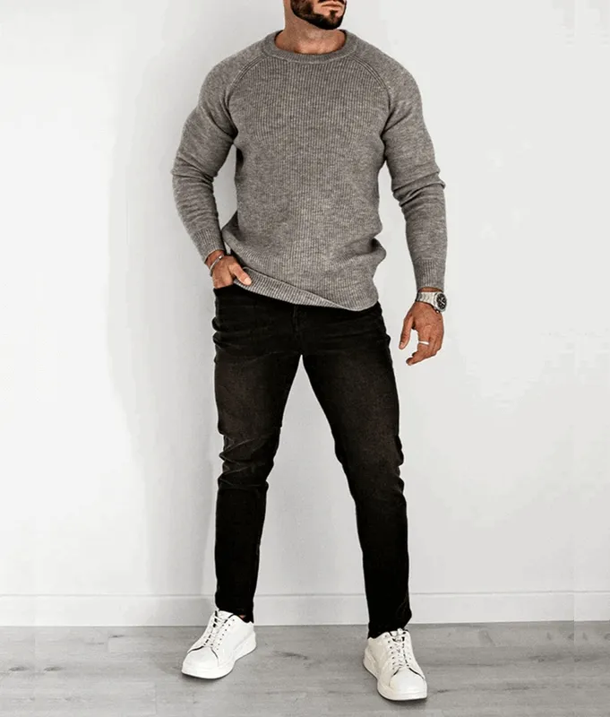 Grey Crewneck Sweater