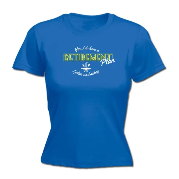 Baking Plan Graphic Fitted Tee