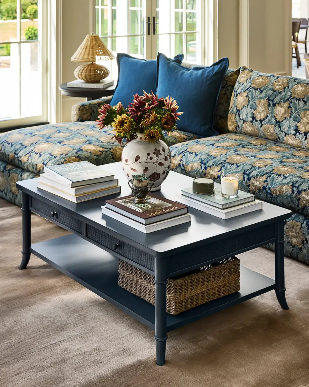 Storage Mahogany Coffee Table