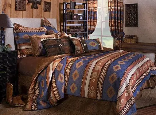 Chenille Geometric Comforter Set