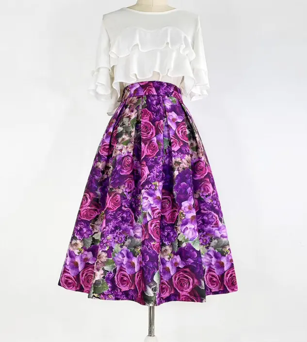 Practical Resort High Waist Skirt