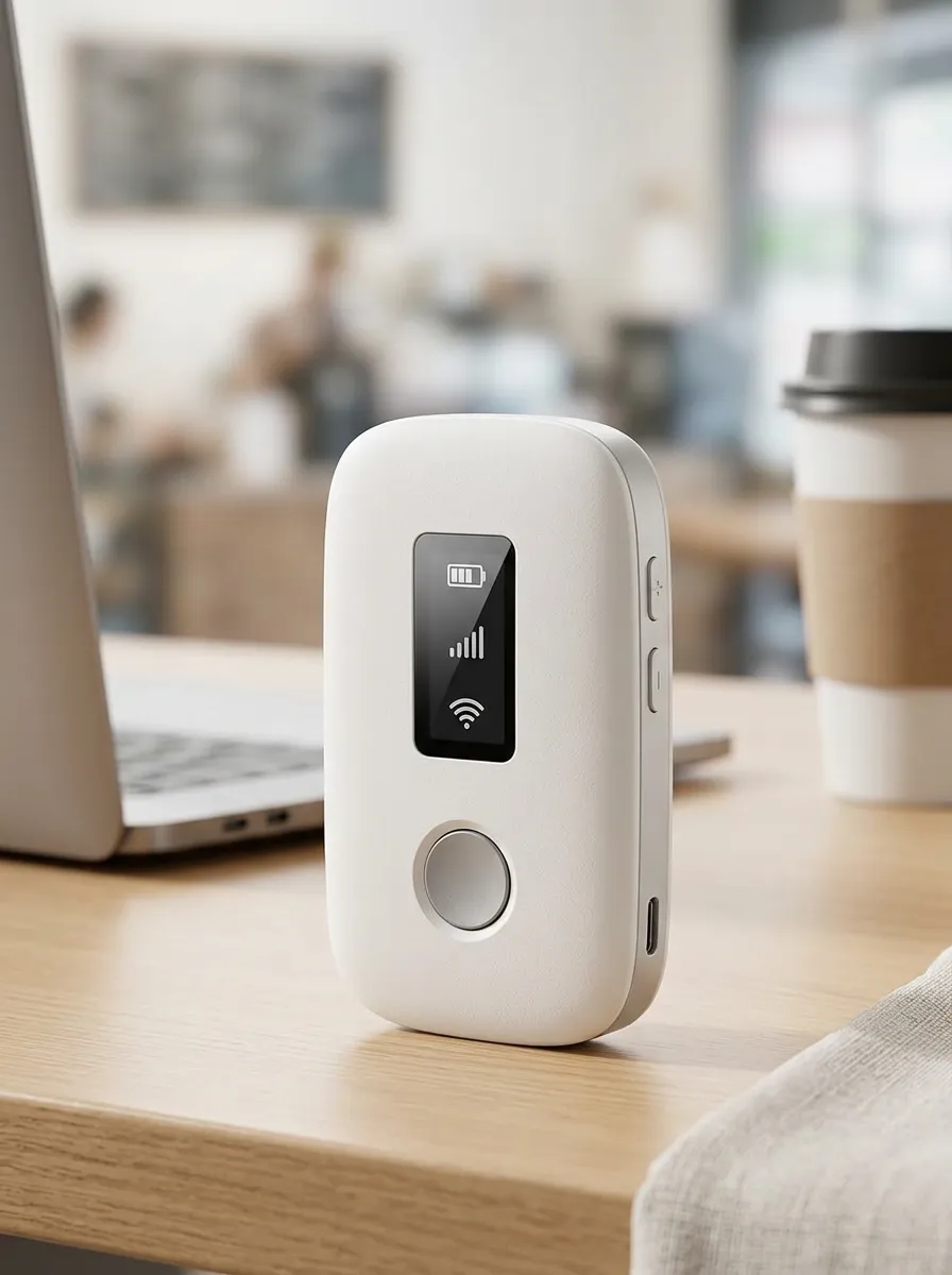 Compact WiFi Hotspot with Digital Display
