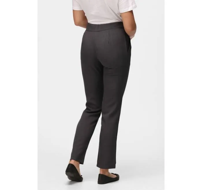 Women's Modern Slim Leg High Waist Trousers