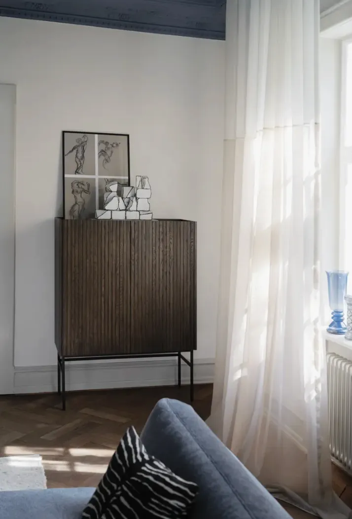 Oak Metal Cabinet