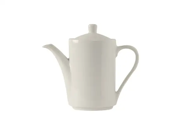 Sculpted Coffee And Teapot With Lid