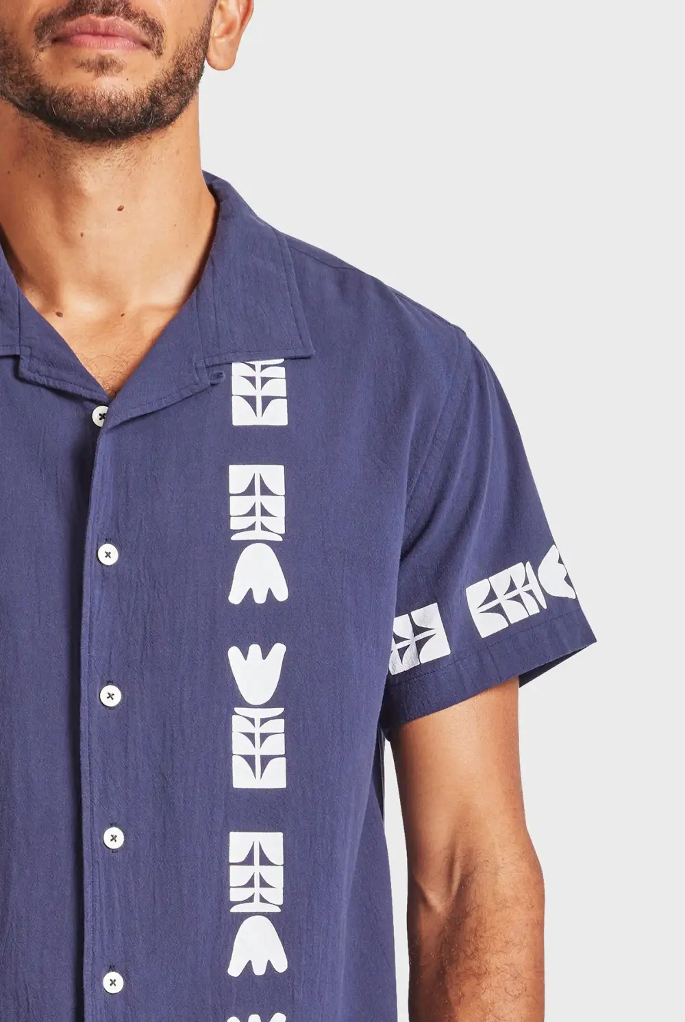 Casual Vacation Camp Collar Short Sleeve Shirt