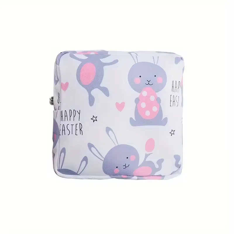 Printed Zipper Organizer Bag