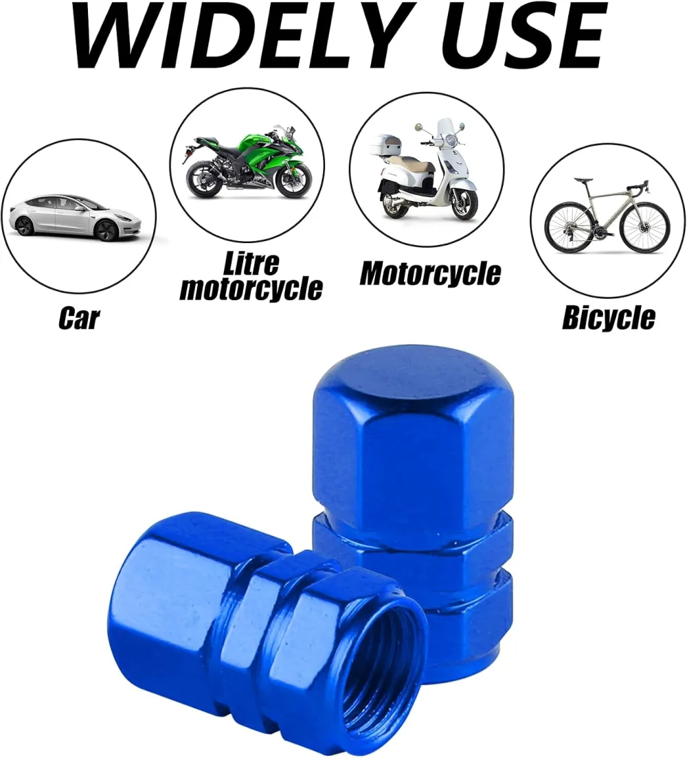 Aluminum Tire Valve Cap Set