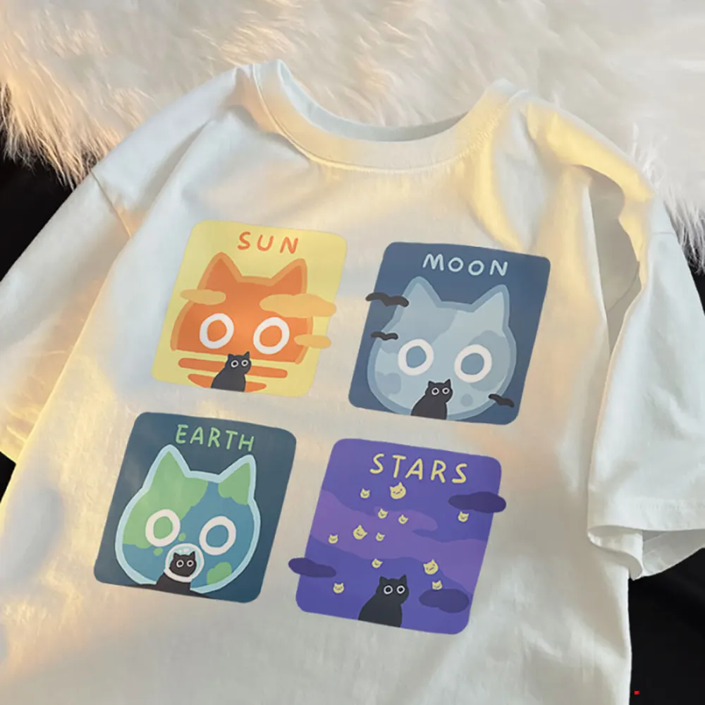 Cat Love Nature Graphic T-Shirt