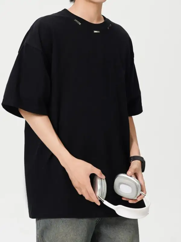 Everyday Crew Neck Short Sleeve Oversized Tee