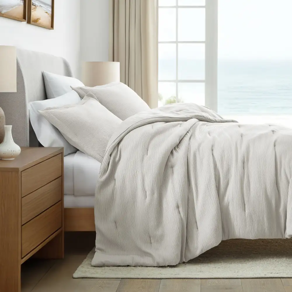 Cloud Weave Textured Down Alternative Comforter Set