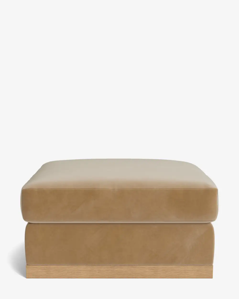 Modular Velvet Ottoman