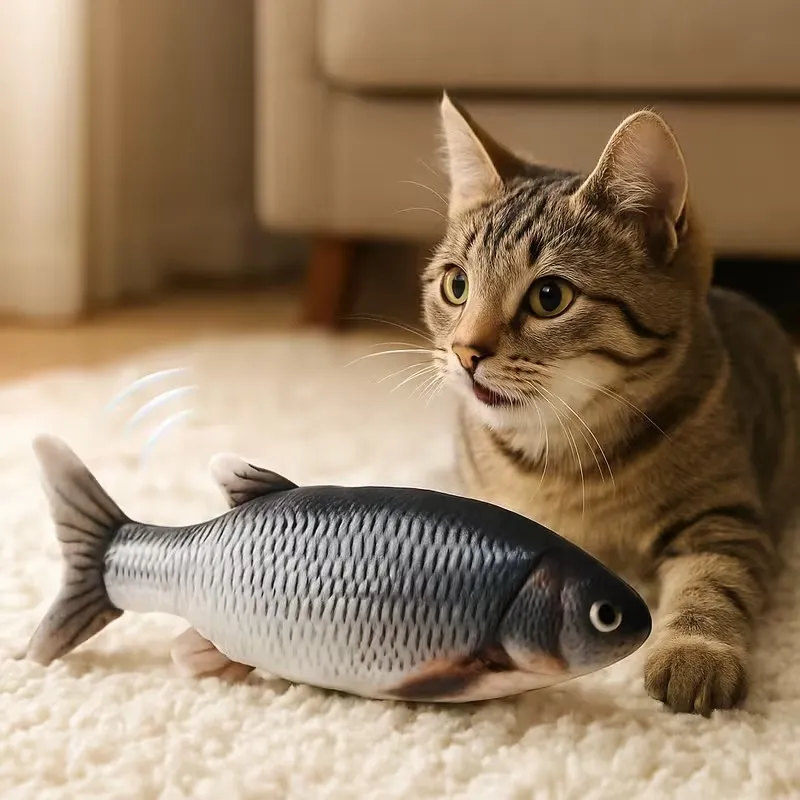 Electric Flopping Fish Cat Toy
