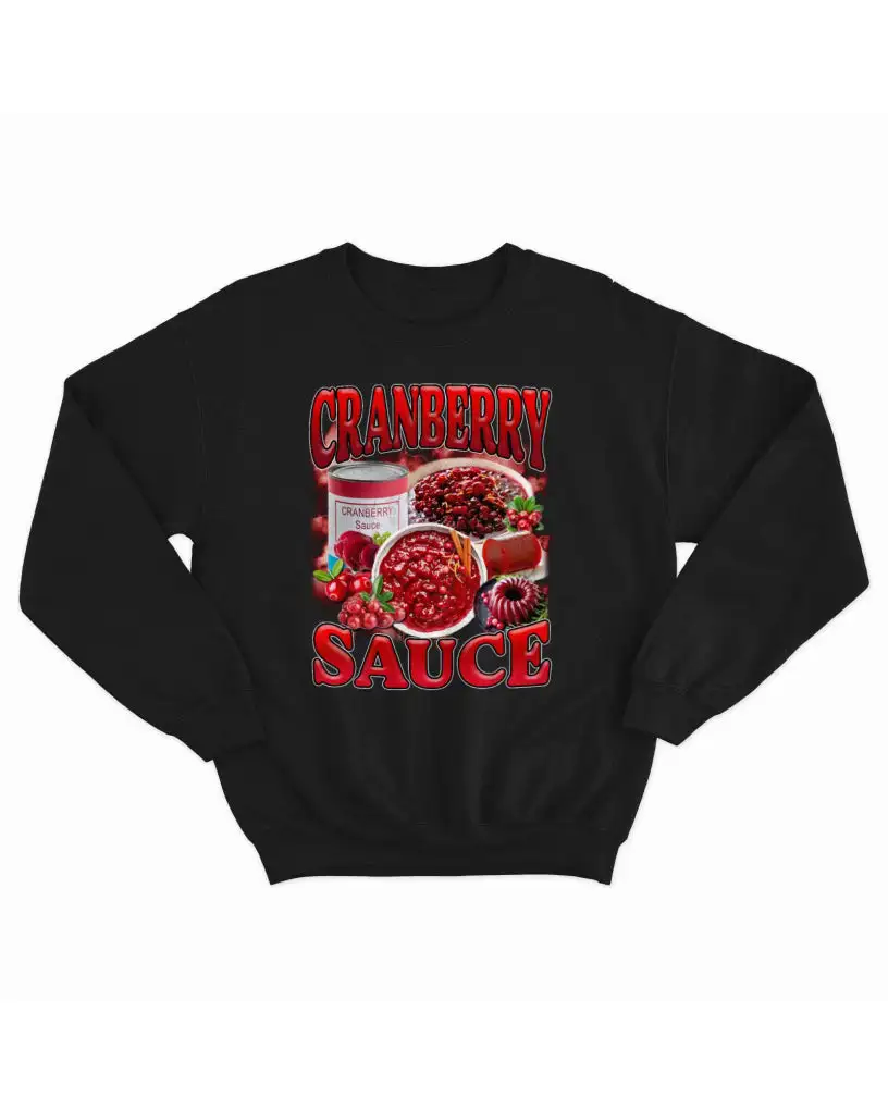 Cranberry Graphic Fleece Crewneck