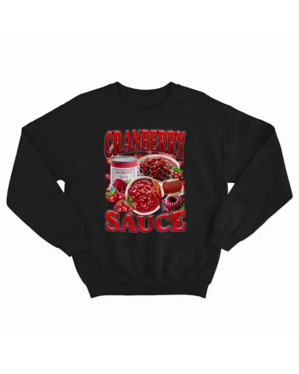 Cranberry Graphic Fleece Crewneck