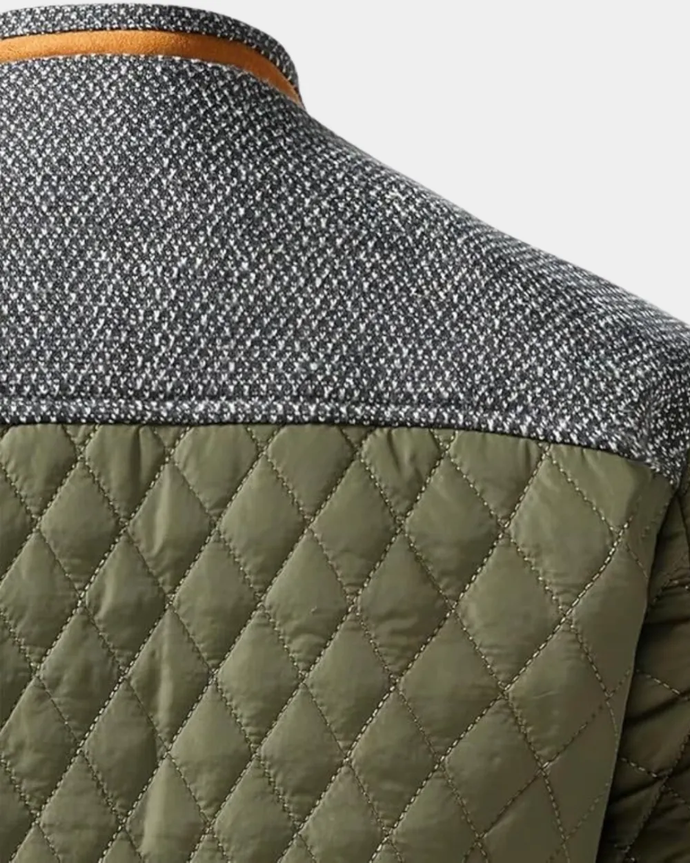 Diamond Quilted Button Jacket