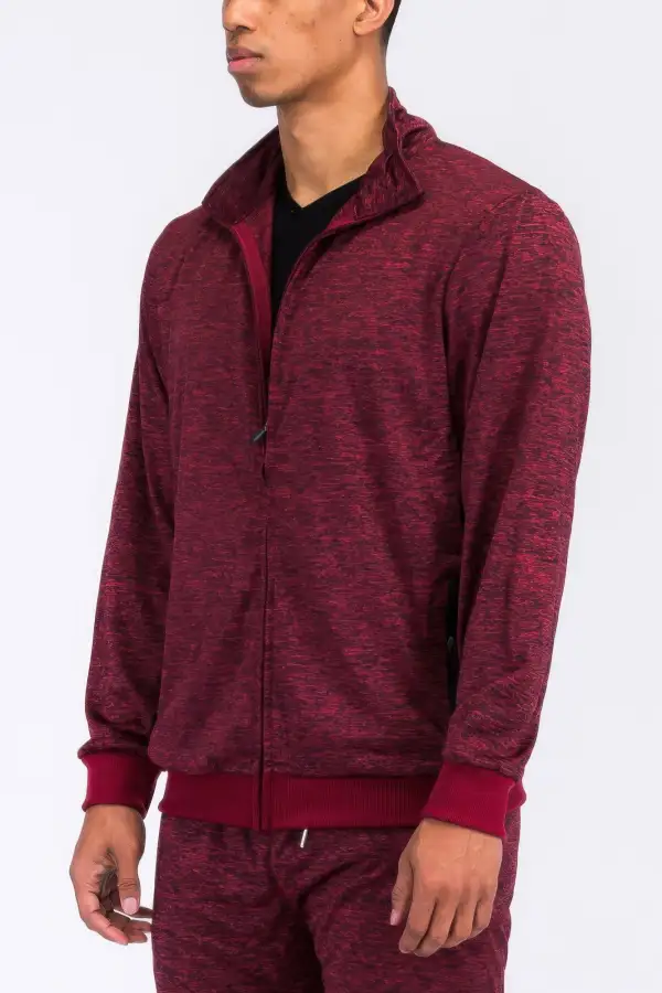Marbled Finish Track Jacket