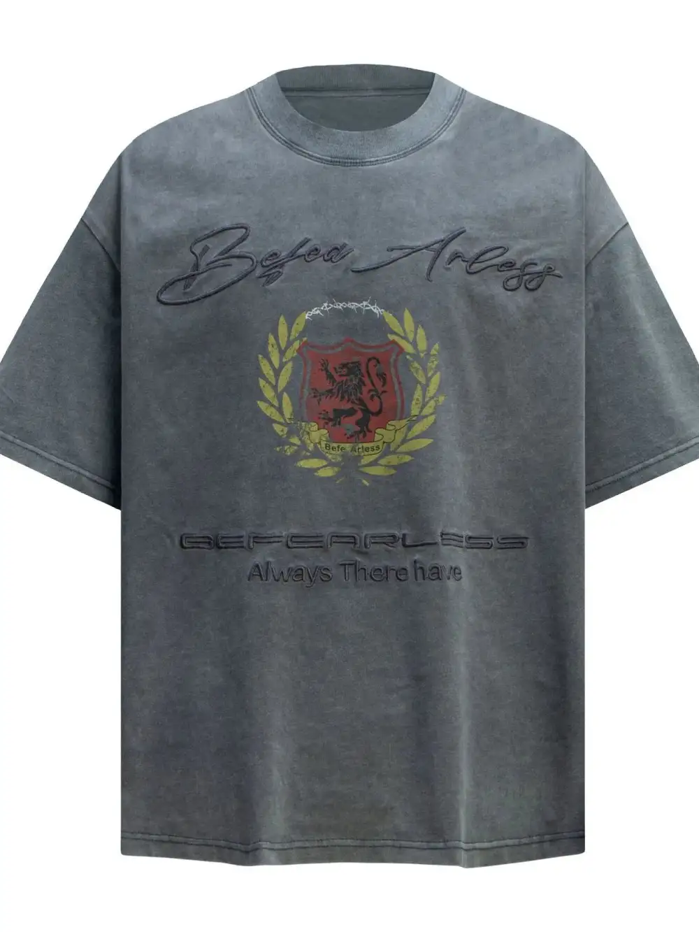 Roomy Graphic Crew Neck Short Sleeve Tee
