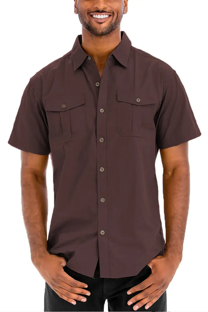 Two Pocket Button-Up Shirt