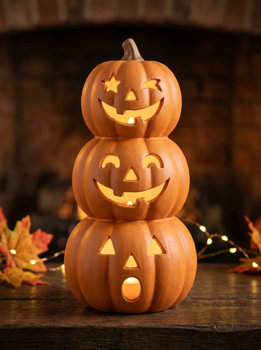 Classic LED Halloween Pumpkin Light