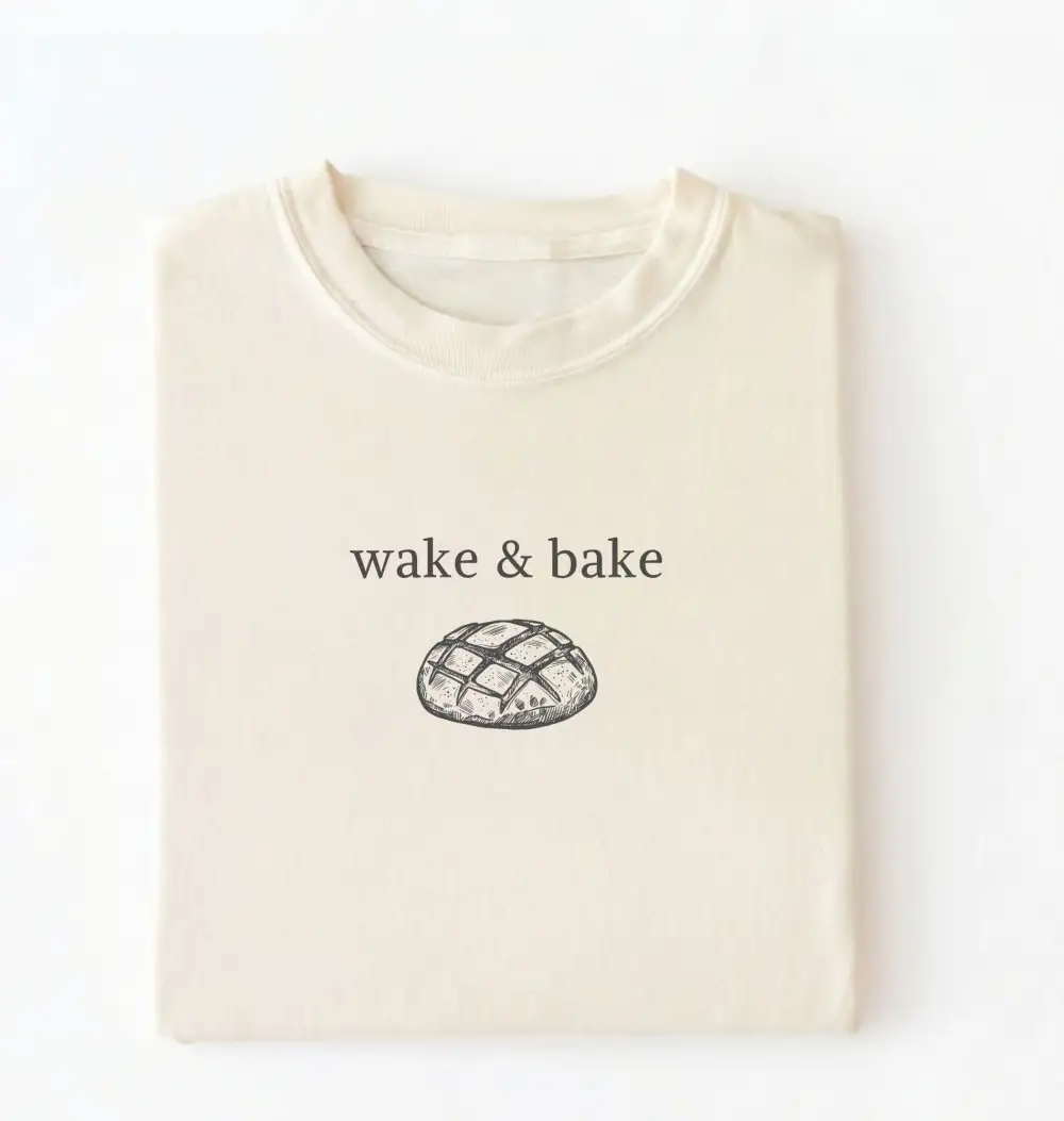 Bread Baking Soft Graphic Cotton Tee