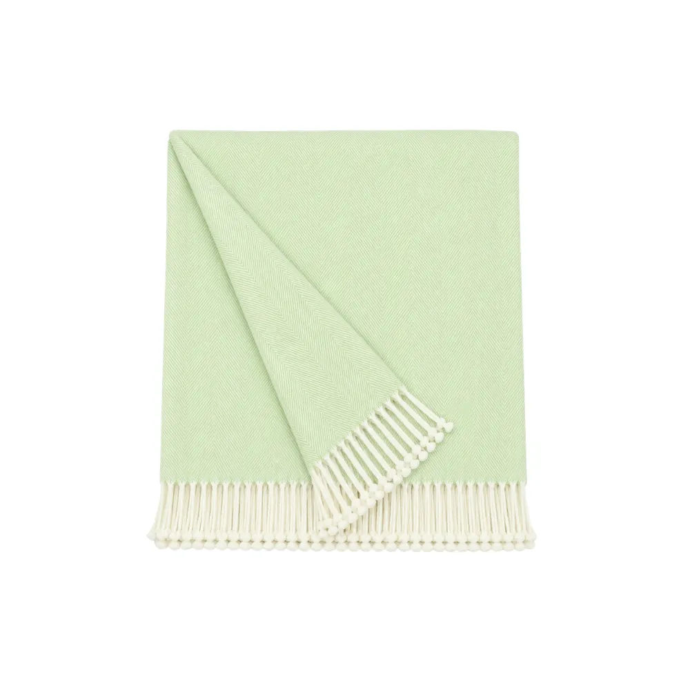 Textured Everyday Herringbone Throw