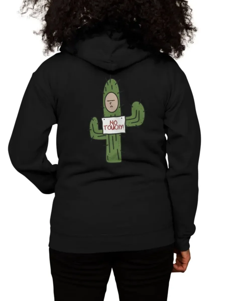Cactus Print Casual Hoodie
