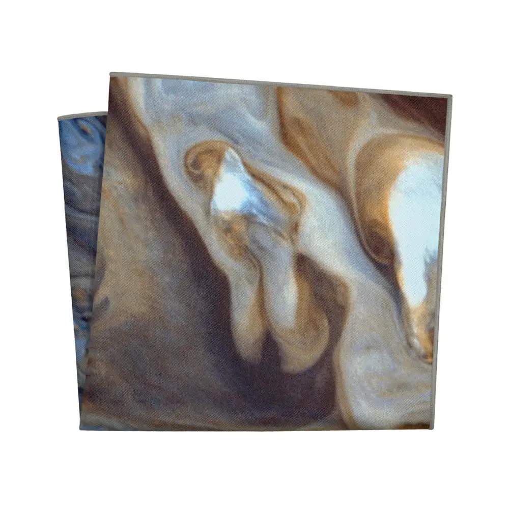 Tailored Balanced Space Motif Pocket Square