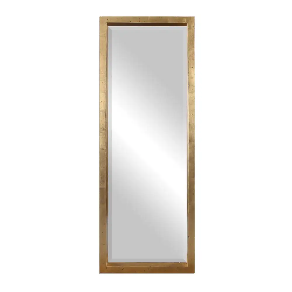 Beveled Decorative Framed Wooden Mirror