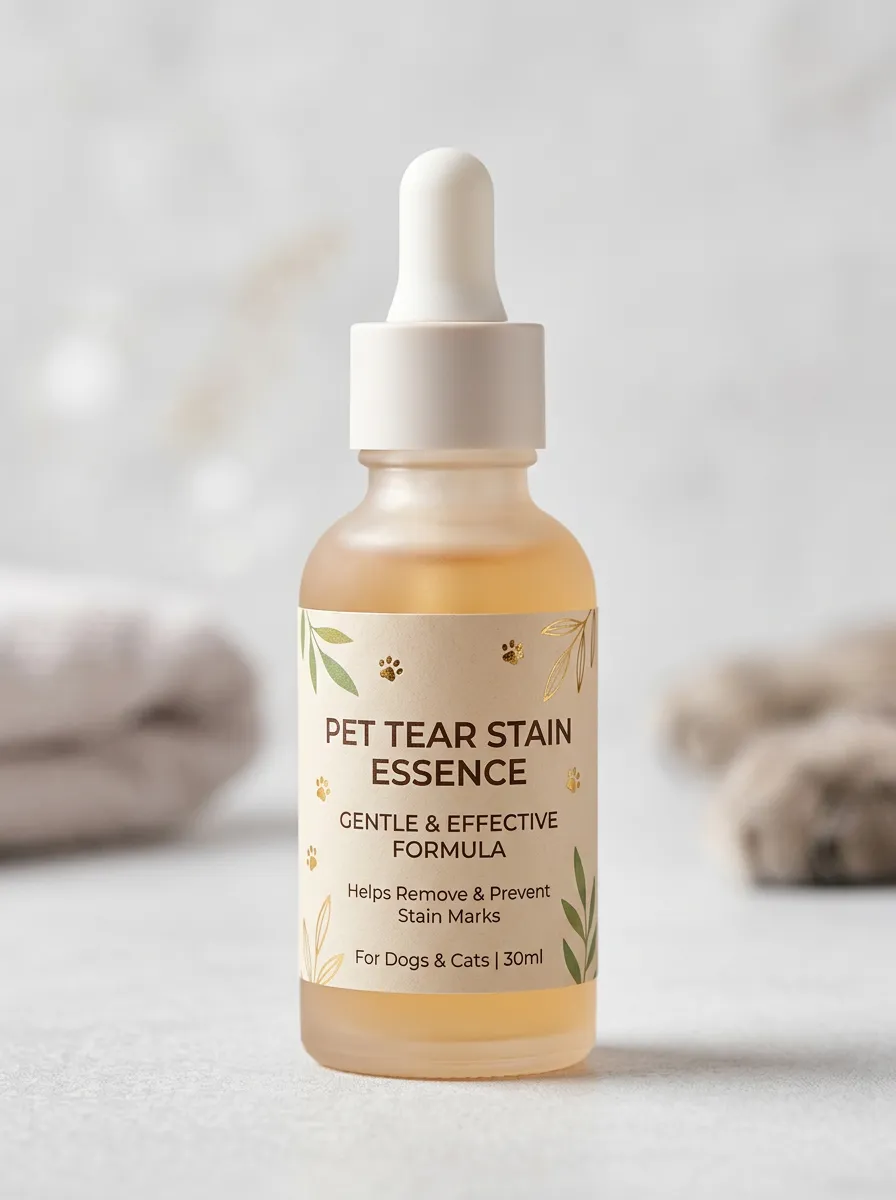 Daily Grooming Paw Print Pet Tear Stain Care Serum