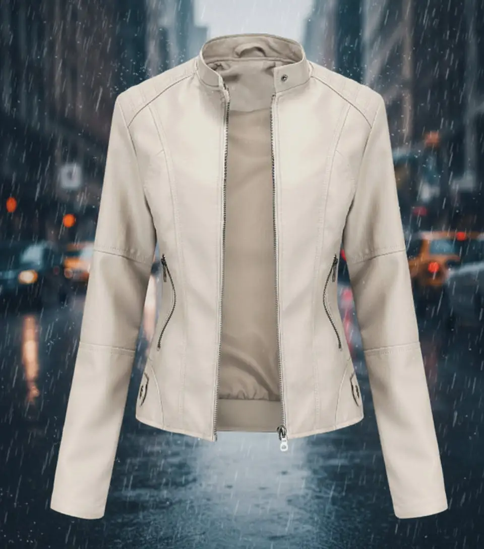 Classic Faux Leather Jacket